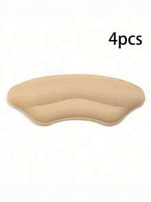 2/4pcs Anti-Chafing Heel Pads, Loafer Heel Grips With Hook And Loop, Half-Size Shoe Inserts, Women's Leather Shoe Heel Anti-Slip Lip Print Pads - Multicolor - View 11
