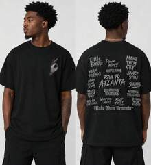 Men Outdoor Tees & Tanks - Black - View 1
