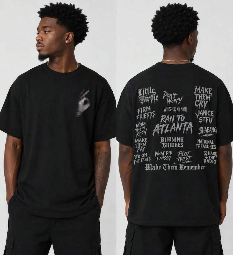 Men Outdoor Tees & Tanks - Black - View 1