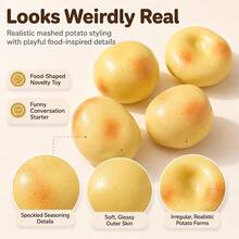 1PC Creative New Fluid Potato Squishy Toy, Stress Relief Venting Toy, Southern Small Potato Slow Rebound Water-Feel Squishy, Desktop Toy, Gift For Friends - Multicolor - View 7