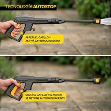 Hidrolavadora Electrica 1200w 1600 Psi Alta Presion Amarillo 60hz Carros - Tipo de Enchufe A USA (110-127V) - Ver 4