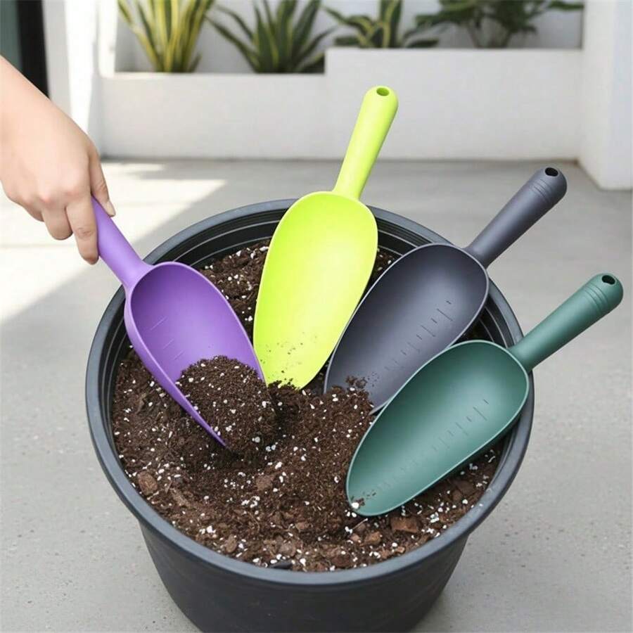 Set Of 2 Gardening Shovels, Thickened For Digging, Suitable For Balcony Use, Ideal For Succulent Soil - Random Color - View 1
