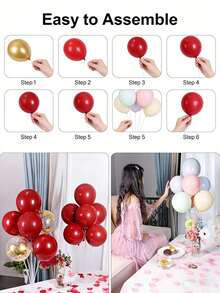 2/4 Sets Balloon Stand Kit, Includes Desktop Balloon Stand With Self-Adhesive Base, Balloon Column Stand And Accessories, Balloon Table Stand With Cup-Shaped Balloon Plug, Easy To Assemble Balloon Stand, 1 Set Transparent Balloon Stand, Suitable For Birthday Party And Wedding Table Decor - Multicolor - View 5