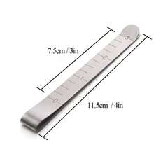 18pcs Sewing Assistant Tool Clips, Stainless Steel Hem Clips, Ruler, Suitable For Large Clothing, Curtains, Carpets, Sewing, DIY Bookmarks - B - View 2