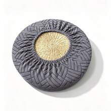 1PC Solid Color Futon Cover Soft Round Stool Seat Covers Stretch Tatami Floor Cushion Slipcover For Living Room Hotel Lounge Decor - Multicolor - View 5