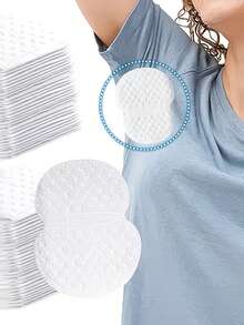 100/50/1pc Unisex Invisible Sweat Pads, Absorbent Deodorizing Pads, Washable Breathable Invisible Sweat Patches, Clothing Sweat Pads, Underarm Sweat Pads, Suitable For Sports, Travel And Other Outdoor Activities, Can Be Used As Stickers, Summer Essential, Back To School Essential, Travel Essential, Sweat Pads, Wedding, - Multiple Colors - View 4