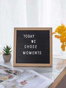 1pc Letter Message Board Decor Craft DIY Letter Message Board Suitable For Home Decor, Photo Props, Birthday, Graduation Gifts, Etc. - 1PC - View 2