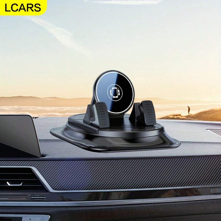 Dudukan Ponsel Mobil LCARS, Perekat untuk Pemasangan di Dasbor, Anti Selip, Tahan Panas, Tidak Menghalangi Pandangan - ZX3 - View 1