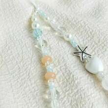 Summer Blue Starfish Phone Chain Creative Phone Lanyard New Camera Strap Short Anti-Drop Pendant - Multicolor - View 3