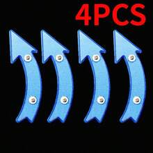 4pcs Bicycle Spoke Reflectors, Arrow-Shaped Reflective Stickers, Suitable For Mountain Bike And Road Bike Wheels - Multicolor - View 6