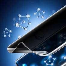 XINHONGYU 5片裝隱私全螢幕柔性水凝膠螢幕保護貼，相容 Galaxy S25/ S25 Plus/ S25 Ultra/ Galaxy S24 Ultra/ S23/ S22/ S21/ S20 Ultra/ S22plus/ S22ultra/ S23plus/ S24plus（非鋼化玻璃） - 黑色 - 查看 5