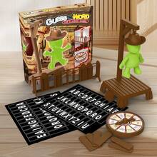1SET Executioner Riddle Game, Multiplayer Mystery Word Thinking Entertainment Game, English & Spanish Version Optional, Family Board Game Toy, Perfect Party Game For Holiday, Birthday Gathering, Ideal Gift Recommendation - 彩色 - 查看 5