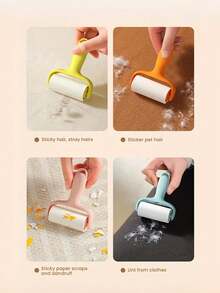1 Set Portable Mini Plush Lint Roller For Pet Hair Removal, Suitable For Outdoor Travel, Business Trips, Home, Car, Essential Pet Hair Cleaning Roller, 2026 Advent Calendar Dream Football Draft Board, Adult Pearl Diamond Art Kit, Events Around The House - Portable Hair Removal Roller - View 7