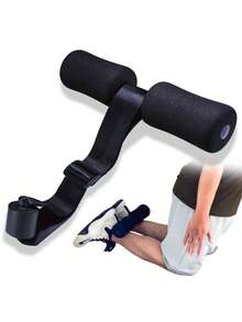 Portable Door Sit-Up Bar - Adjustable Nordic Leg Curl Strap For Abdominal And Calf Muscle Training, Core And Leg Workout - Perfect For Home Fitness, Squats And Sit-Ups - No Batteries Required, Instantly Turns Door Frame Into Gym - Multicolor - View 3