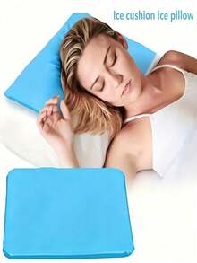 1pc Reusable Water-Fillable Cooling Pillow/Cushion, Multi-Functional Design Suitable For Pillow, Seat Cushion And Backrest, Ideal Cooling Accessory For Home, Office And Car Travel - Multicolor - View 6