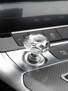 1 pieza Pegatina decorativa de cristal protector para botón de arranque de un toque del interior del coche - A - Ver 14