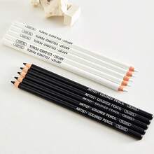 New Upgraded Black & White Colored Pencils, Enhanced Coloring & Layering Oil-Based Colored Pencils For Painting & Art, 3pcs/Pack - Sets - View 4