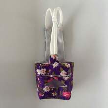 Traje de vuelo para entrenamiento de pájaros loros con estampado floral aleatorio para exteriores - Ver 4