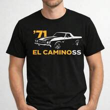 Men T-Shirts - 黑色 - 查看 1