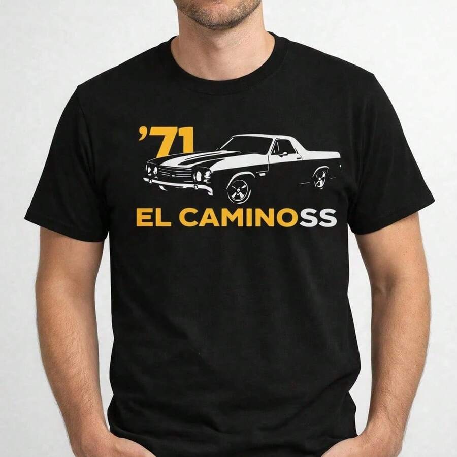 Men T-Shirts - 黑色 - 查看 1