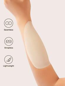 Lignisse Ultra Thin Solid Silicone Nipple Covers, Adhesive Breast Pasties, Reusable Invisible No Show Sticky Nipple Pads For Backless Dress & Bikini - Multicolor - View 4