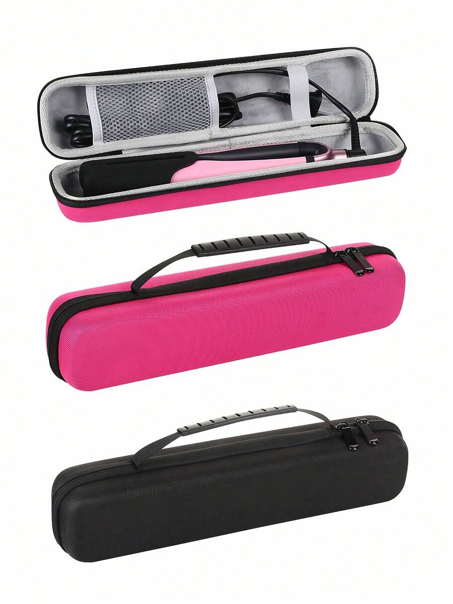 Curling Iron Portable Storage Box Hairdressing Tools Travel Organizer Curling Organizer Portable Hair Straightener Case Hair Accessories Organizer Hot Hair Travel Supplies Summer Travel Vacation Home Bathroom Decor Holiday Lightweight Durable