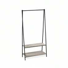 KIWI MOBLEKIT | Free-Standing And Expandable Clothes Racks In Metal And Wood, Clothing With Adjustable Options, With Wheels Or Shelves, Organizers For Bedroom, Entryway And Home - 黑色置物架 80x40x160厘米 - 查看 10