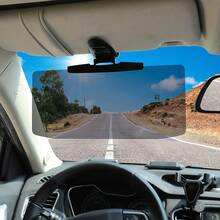 1PC Universal Clip-On Polarized Anti-Glare Car Sun Visor Extender | Car Window Sunshade/Car Sun Visor/Windshield Sunshade | Multi-Functional Protection | Car Sun Visor Extension Design Blocks Glare And UV Rays | Car Window Sunshade And Windshield Sunshade Improve Driving | Acrylic High-Definition Lens With Adjustable Clips For Secure Installation | Essential Car Accessory For Women | Car Accessories | Multi-Functional Upgrade | Suitable For Outdoor Camping Equipment And Portable Camping Supplies - 1pc - View 6