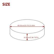 1PC Solid Color Futon Cover Soft Round Stool Seat Covers Stretch Tatami Floor Cushion Slipcover For Living Room Hotel Lounge Decor - Multicolor - View 2
