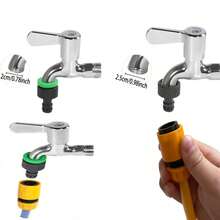 9PCS 1/2" Garden Hose Quick Connectors, Hose Joint Quick Connectors, Suitable For Hose Joint Irrigation System Garden Irrigation Plastic Car Wash, Used For Water Irrigation, Compatible With Car Wash Gun, Compliant With European And American Standards - A - View 5