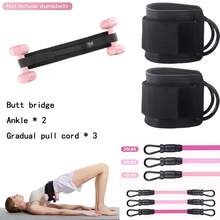 Ankle Straps Resistance Bands Set Fitness Workout Exercise Equipment Ankle Weight Yoga Elastic Fitness Band For Gym Man Woman - Multicolor - View 13