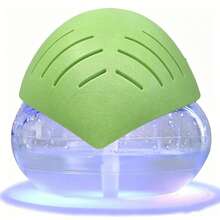3-In-1 Air Purifier Humidifier, Desktop Air Cleaner With LED Night Light, Compact Air Humidifier For Bedroom, Home, Office & Living Room - US A Type Plug(110-127V) - View 10