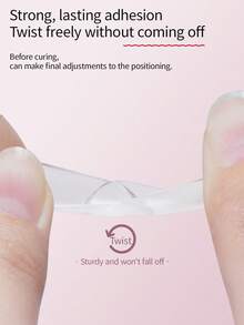 RS NAIL Lem Gel Kuku Kuat 15g, Tahan Lama untuk Kuku Tempel, Pengeringan Tanpa Sentuhan, Bebas Gelembung & Tahan Menguning, Desain Tabung Lembut untuk Kontrol Mudah, Perlu Dilepas dengan Lampu UV/LED - 15 gram - View 3