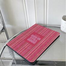 1件書本式翻蓋平板保護殼，相容 iPad Pro (M5)/ Air (M3)/ 11"(A16)/ 10.9/10.2/ Air 5th Gen/Pro11/10th/ 10th Generation 10.9-Inch 2022 智慧保護殼/ Air 13(M3 2025)/ Air 11(M3 2025)/ Air 11(M3 2025)/ 11(A16 2025)/Galaxy Tab S10+/S9/A9，自動休眠/喚醒功能，相容 6/6pro/7/68pro - 彩色 - 查看 6