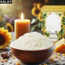 KALAY 1lb/200g/1000g White Beeswax, DIY Candle Making Material, White Beeswax Pellets - White Beeswax - View 4