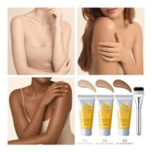 danche High Coverage Body Concealer, Waterproof & Sweat-Resistant Tattoo And Scar Coverage, Non-Staining & Long-Lasting Full Body Foundation, Create Flawless Skin - Multicolor - View 4