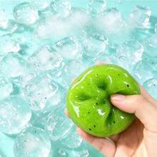 Squishy - Best Seller - ASMR Stress Relief - Kiwi Smoothie Squeeze - Sand Sound - Kiwi Smoothie - Smoothie Squeeze - Relieve Anxiety - One Press One Dent - Pressure Relief - Release Stress - Office Stress Relief - Desktop Decoration - Birthday Gift - Perfect Gift - Surprise Gift - Multicolor - View 5