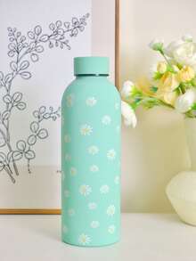 Botol Minum Portabel Berinsulasi dengan Lapisan Karet, Ukuran 500ml/16.9oz, Bentuk Mini Pita Stainless Steel + Motif Ceri, Cocok untuk Penggunaan di Rumah dan Olahraga Luar Ruangan, Hadiah Sempurna untuk Keluarga dan Teman yang Kembali ke Sekolah - MultiWarna - View 14