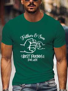 BEST DADA EVER T Shirt,Men's Preferred,Casual Short-Sleeve Design,Ideal Choice For Summer - 白色 - 查看 11