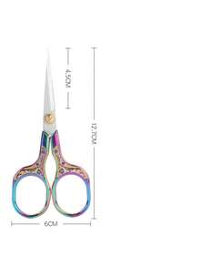 Vintage Stainless Steel Scissors For Home, Window Display Decoration, Embroidery And Handicrafts, School And Office Use Back To School - Multicolor - View 9