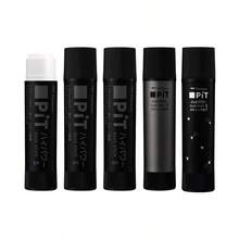 Solid Gum - 5 Pieces + Black a Pattern - View 2
