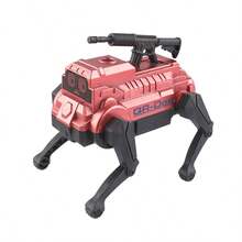 Wind-Up Mechanical Four-Legged Robot Dog Stress Relief Ornament, Realistic Mecha Desktop Toy Model, Creative Stress Relief Decorative Gadget, Office Desk Stress Relief Toy Ornament - Multicolor - View 7