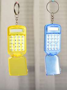 1pc Fashion Creative Mini Flip Calculator Keychain, Casual Versatile, Valentine's Day Gift, Gift For Friends, Key Chain Pendant (Key Not Included), Car Accessory, Bag Charm, Cute Gothic Y2K Campus Style - Multicolor - View 4