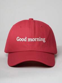 1件刺繡「Good Morning」棒球帽，可調節防曬休閒帽，適合春秋旅行、海灘度假，男士遮陽帽，Y2K風格青年帽 - 棒球帽 - 查看 20