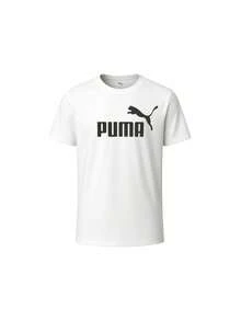 Puma [Bundle] Essentials Metallic Essentials No. 1 Men's T-Shirt White X 2 - White - View 3