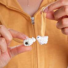 Sweatshirt Pendant Accessory, Suitable For Sweatshirts And Dresses, DIY Cute Animal Design Sweatshirt Decoration, Shoelace Charm, Sweatshirt Drawstring Pendant Rope Head Buckle - A - View 4