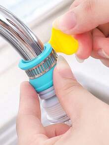 1pc Universal Kitchen Faucet Extension Hose With 360° Rotating Aerator, Anti-Splash Water-Saving Faucet Nozzle, Flexible Sink Spray Head Attachment, One-Click Faucet Extension Tube, Suitable For Kitchen And Bathroom, Housewarming Gift - Kitchen Accessories - Kitchen Faucet - Multicolor - View 9
