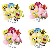 SpongeBob SquarePants New SquarePants Cartoon Anime Party Birthday Party Foil Balloon Decoration Background Supplies - As Shown In the Figure - View 6