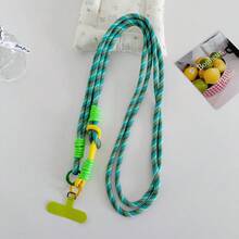 2-Section Double-Buckle Long Phone Lanyard With Clip, Versatile Crossbody/Neck/Hand-Carry Strap, Thick Anti-Loss Outdoor Climbing Lanyard, Fashionable Ins Style Outdoor Travel Strap, Suitable For Water Bottle Lanyard - Multicolor - View 18