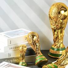 FIFA نموذج كأس العالم 2026 المكسيك وكندا والولايات المتحدة، زينة تذكارية لكأس العالم، كأس تذكاري لعشاق كرة القدم - غنيمة - مشاهدة 5